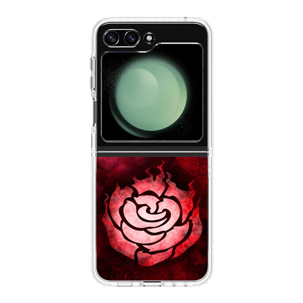 RWBY Ruby Rose Symbol Samsung Galaxy Z Flip 5 Case