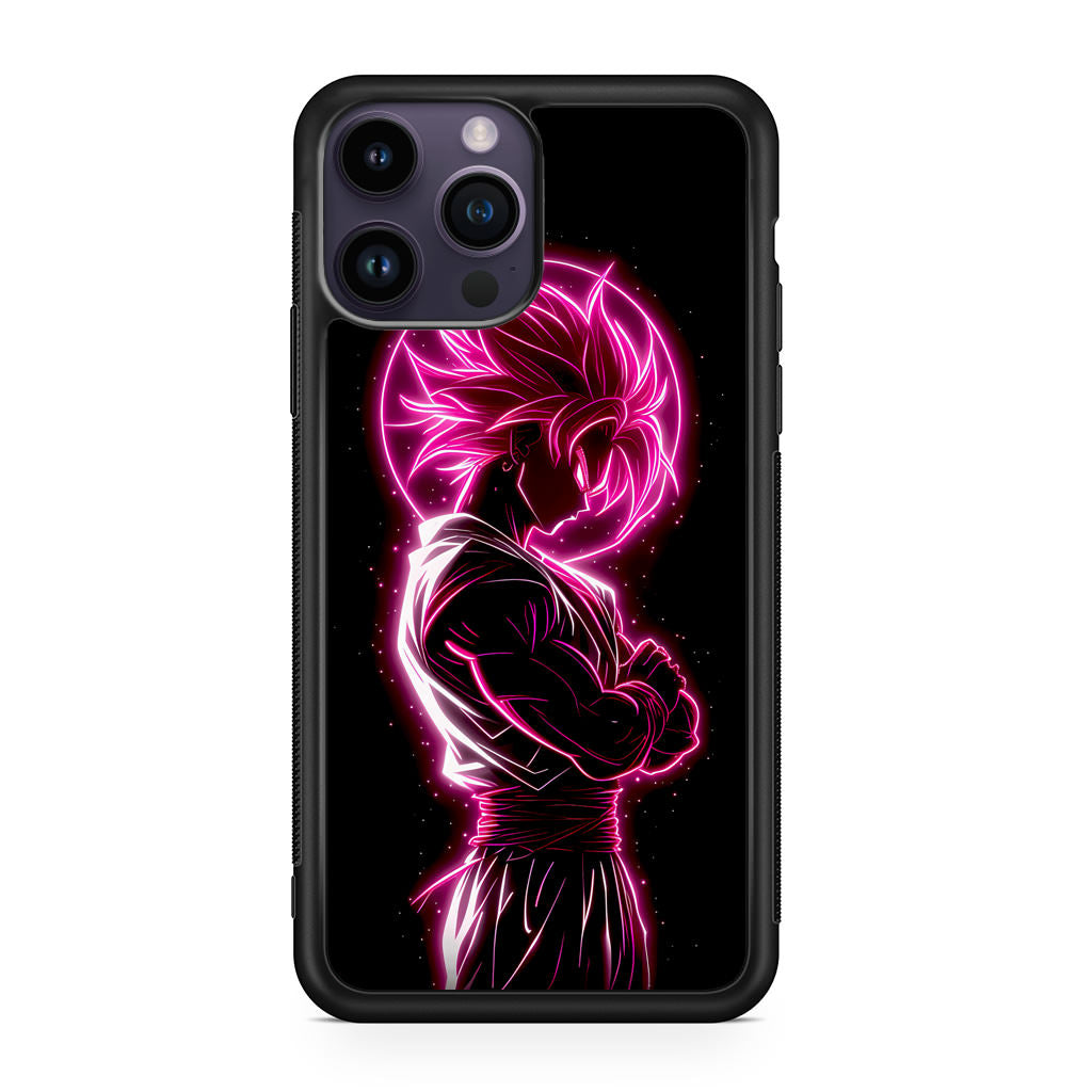 Pink Radiant Saiyan iPhone 15 Pro / 15 Pro Max Case