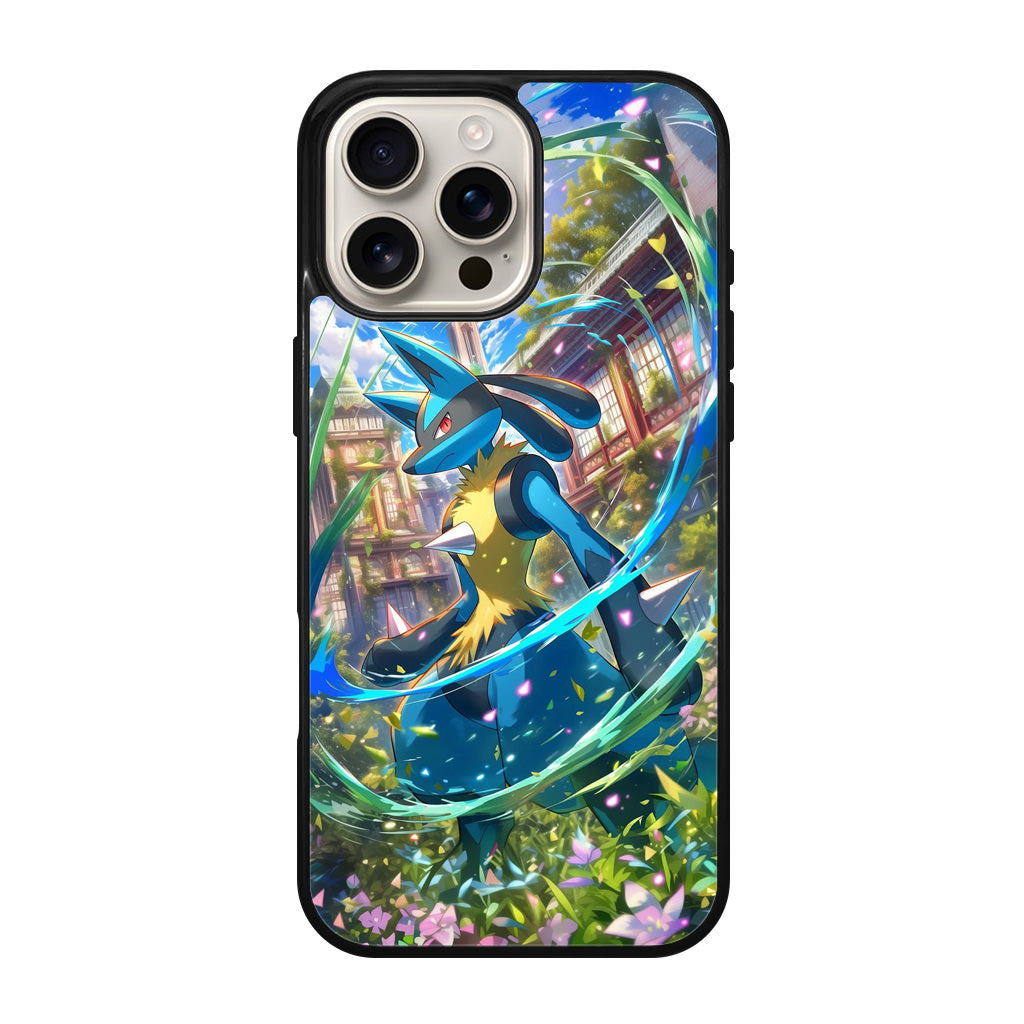 Lucario Precognitive Aura iPhone 16 Pro / 16 Pro Max Case