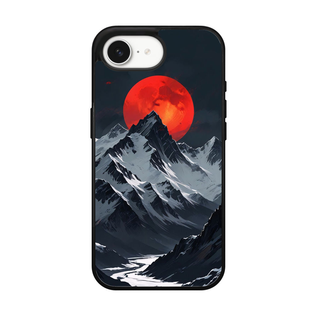 Crimson Eclipse The Mountain iPhone 16e Case