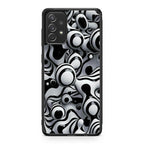 Abstract Art Black White Galaxy A53 5G Case