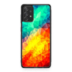 Abstract Multicolor Cubism Painting Galaxy A53 5G Case