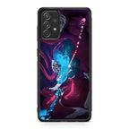 Abstract Purple Blue Art Galaxy A53 5G Case