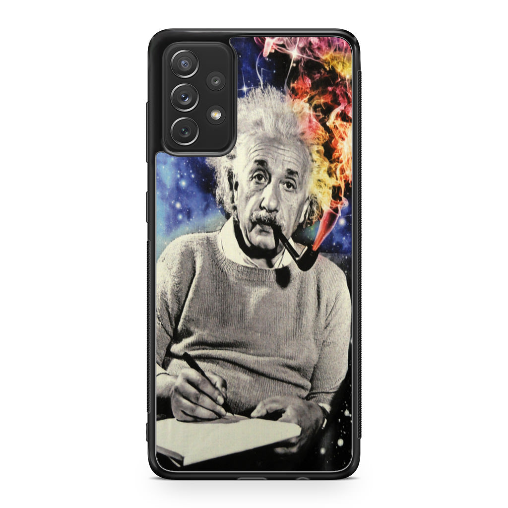 Albert Einstein Smoking Galaxy A53 5G Case