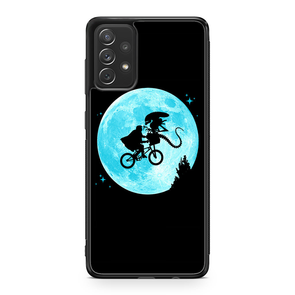 Alien Bike to the Moon Galaxy A53 5G Case
