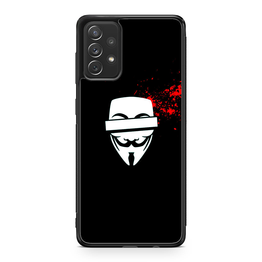 Anonymous Blood Splashes Galaxy A23 5G Case