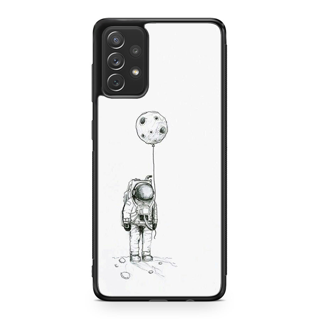 Astronaut Moon Balloon Galaxy A23 5G Case