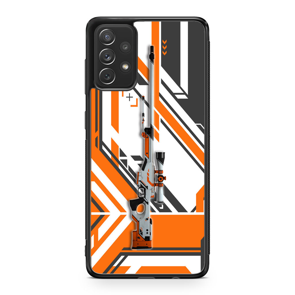AWP Asiimov Galaxy A53 5G Case