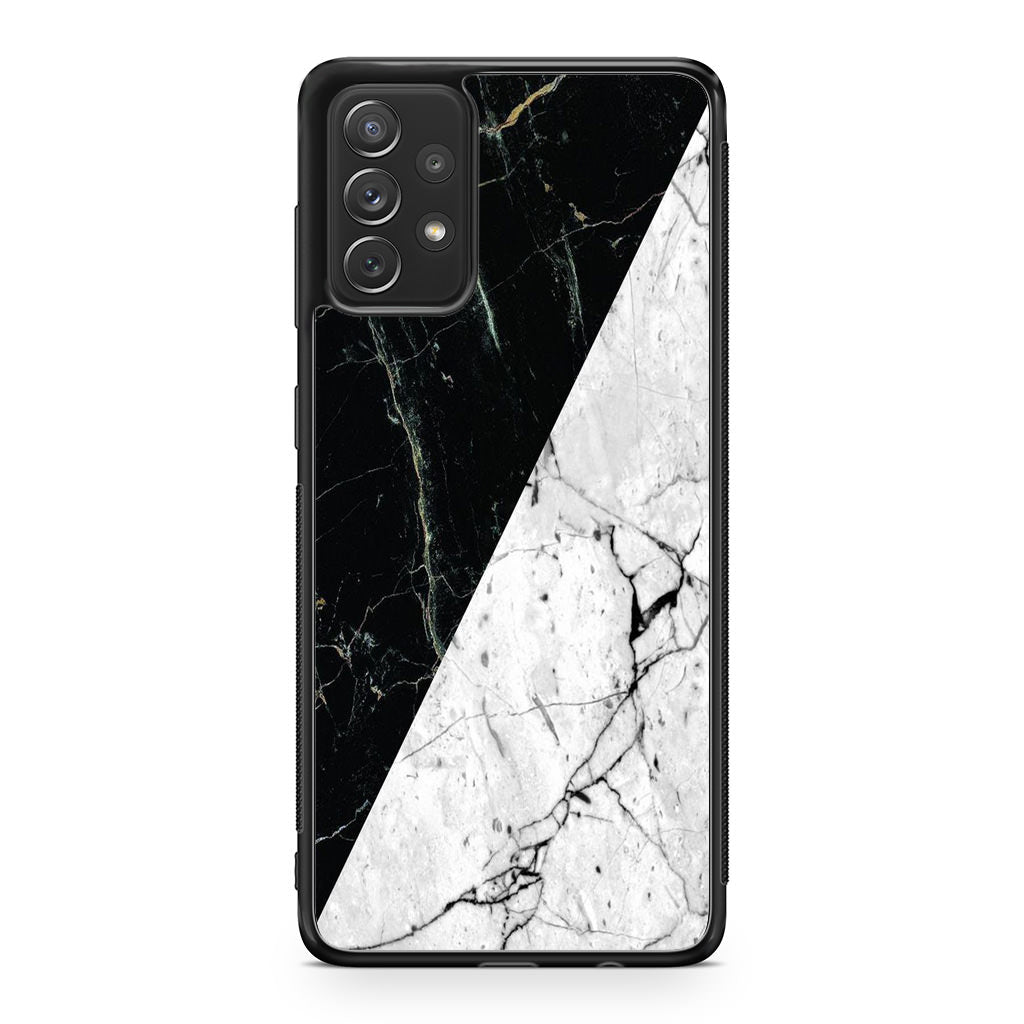 B&W Marble Galaxy A53 5G Case