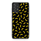 Bananas Fruit Pattern Black Galaxy A53 5G Case