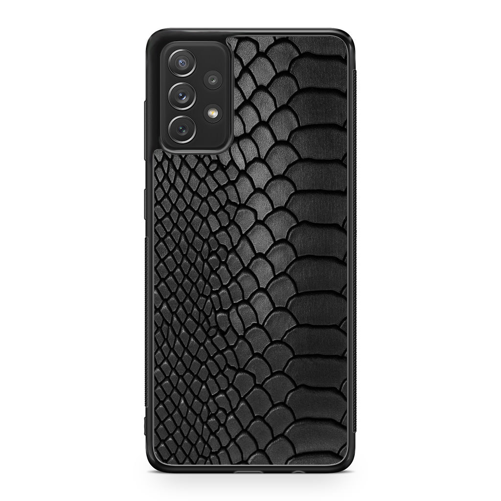 Black Snake Skin Texture Galaxy A53 5G Case