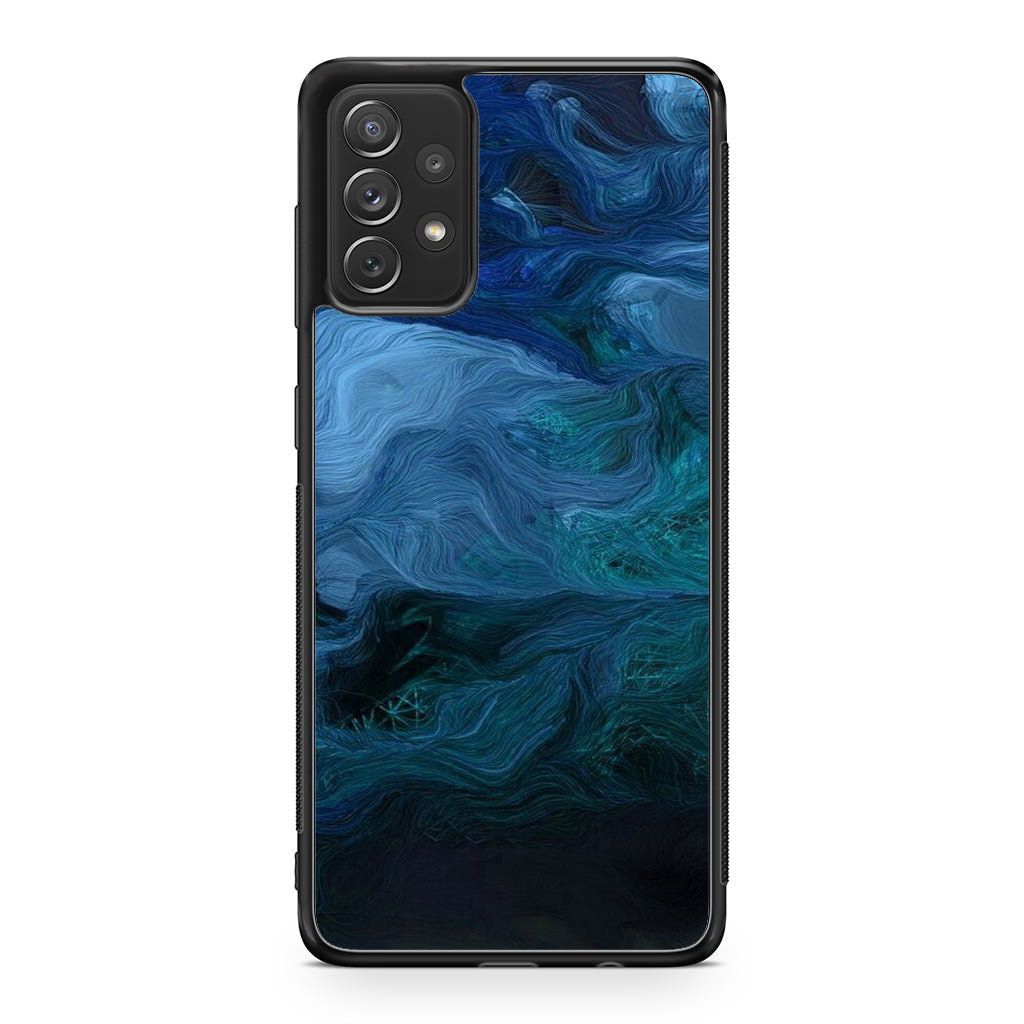 Blue Abstract Art Galaxy A23 5G Case