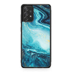 Blue Water Glitter Galaxy A23 5G Case