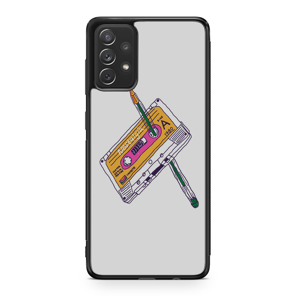 Cassete Tape Old Galaxy A23 5G Case