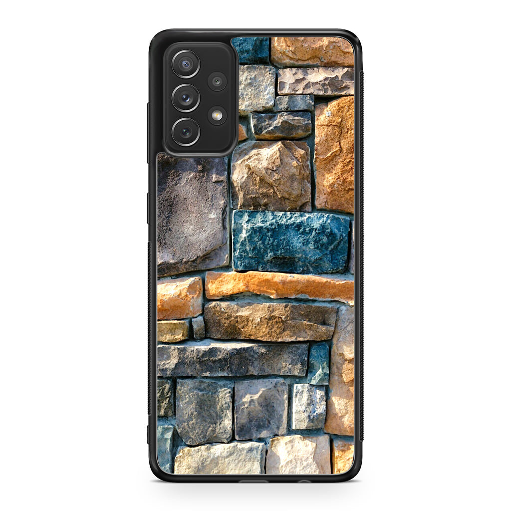 Colored Stone Piles Galaxy A23 5G Case