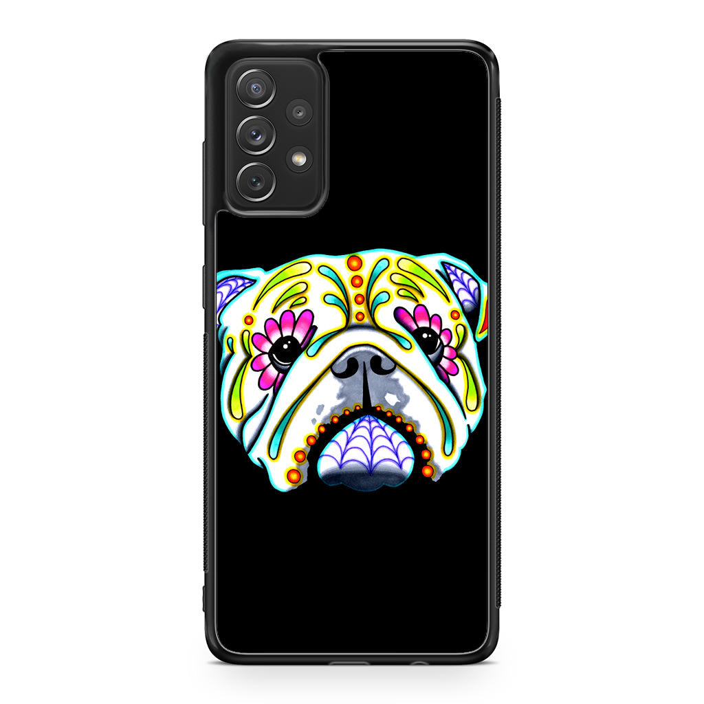 Colorful Bulldog Art Galaxy A53 5G Case