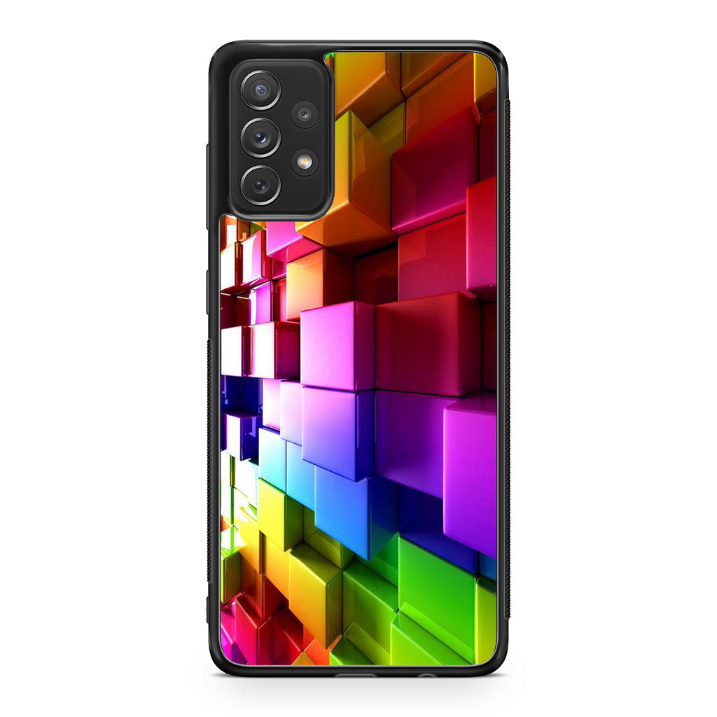 Colorful Cubes Galaxy A53 5G Case