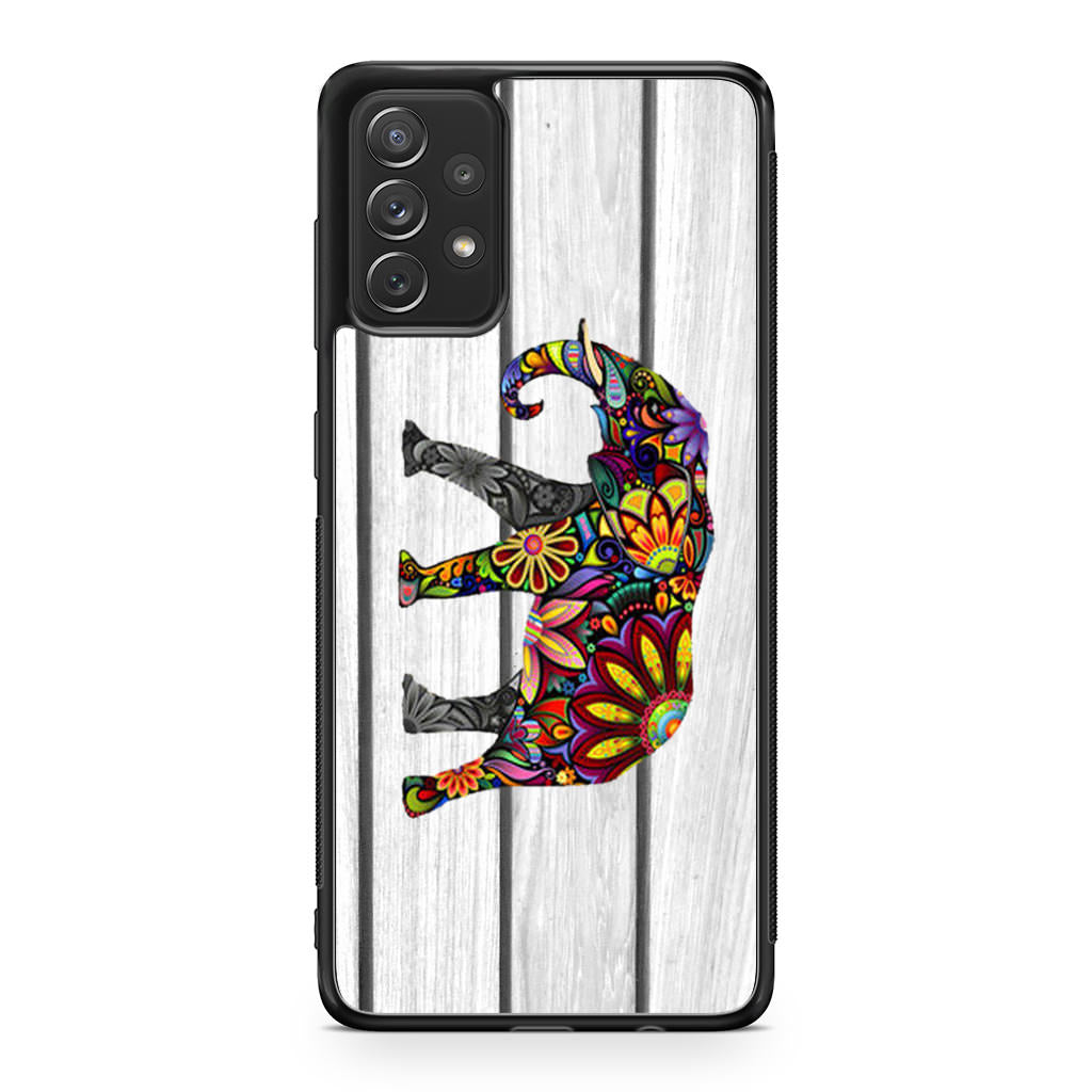 Colorful Elephant Flower Galaxy A23 5G Case
