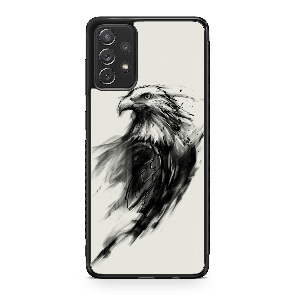 Eagle Art Black Ink Galaxy A53 5G Case