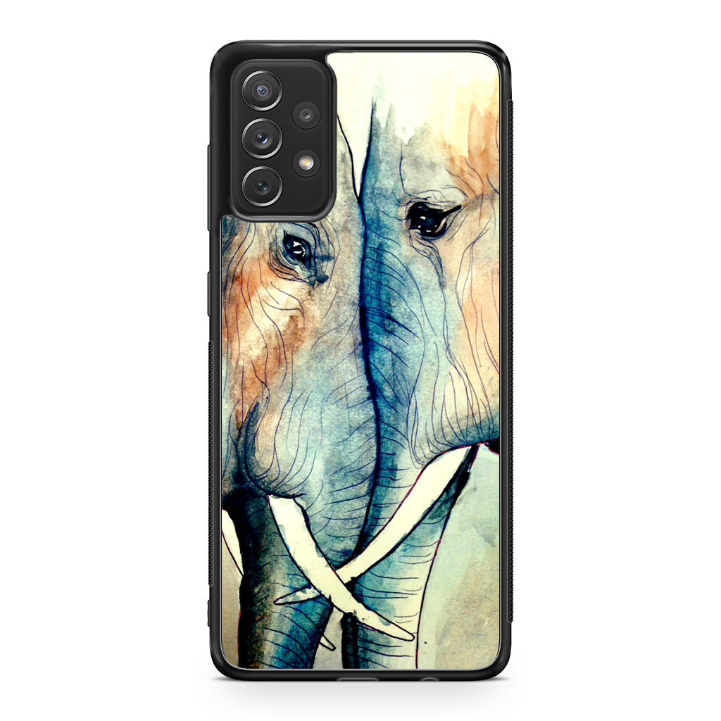 Elephants Sadness Galaxy A53 5G Case