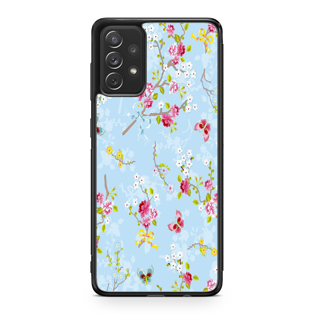 Floral Summer Wind Galaxy A53 5G Case