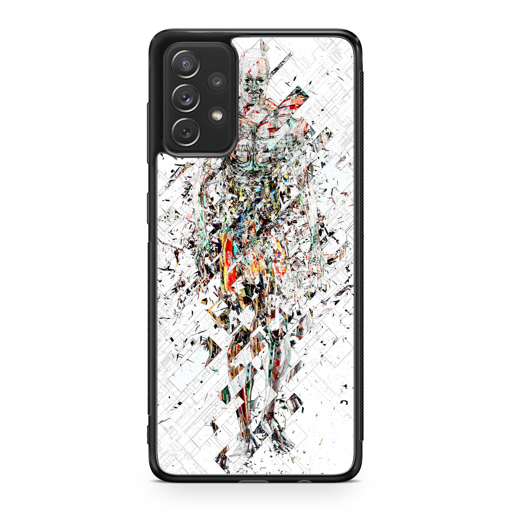 Fragmantacia Art Human Abstract Galaxy A53 5G Case