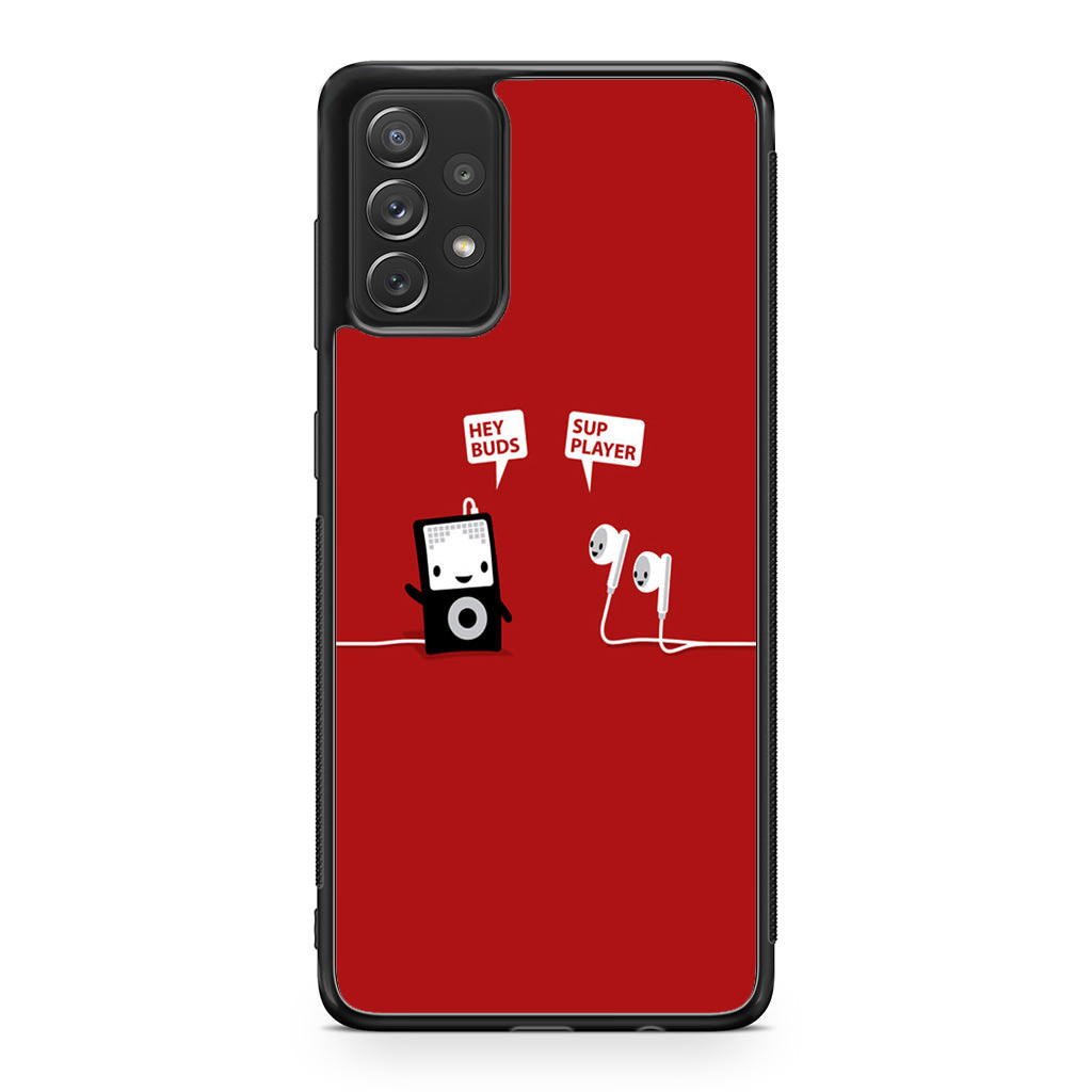 Funny Music Headphones Player Buds Galaxy A23 5G Case