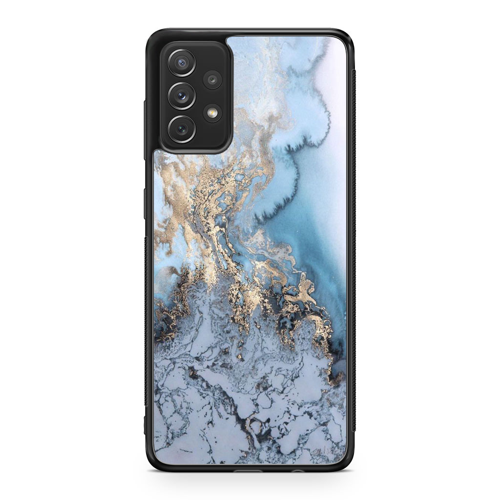 Golden Azure Marble Galaxy A23 5G Case