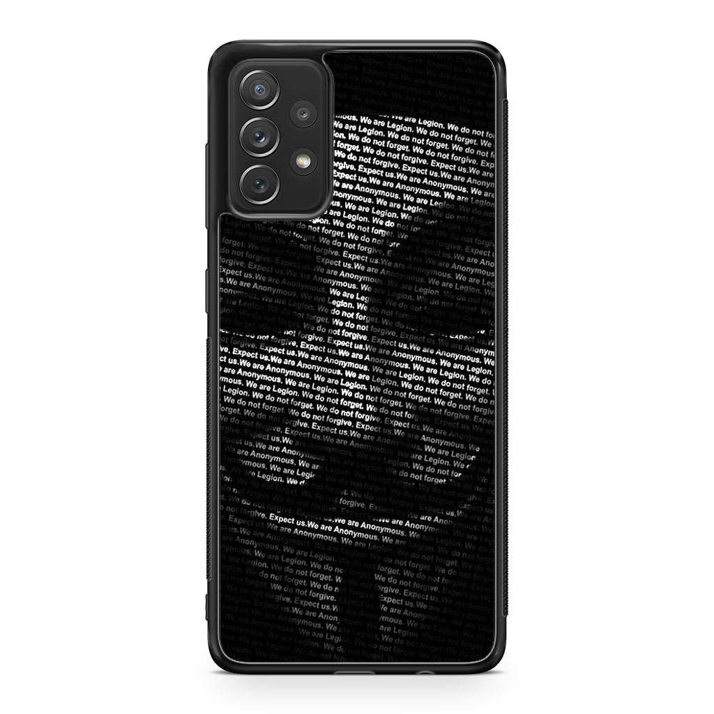 Guy Fawkes Mask Anonymous Galaxy A53 5G Case