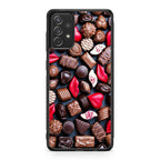I Love Choco Pattern Galaxy A53 5G Case