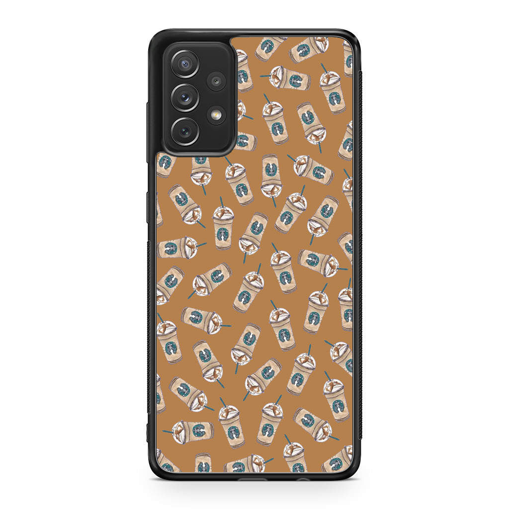 Iced Cappuccinos Lover Pattern Galaxy A53 5G Case