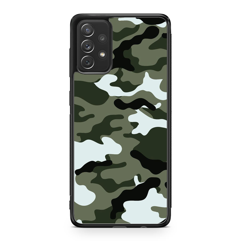 Military Green Camo Galaxy A53 5G Case