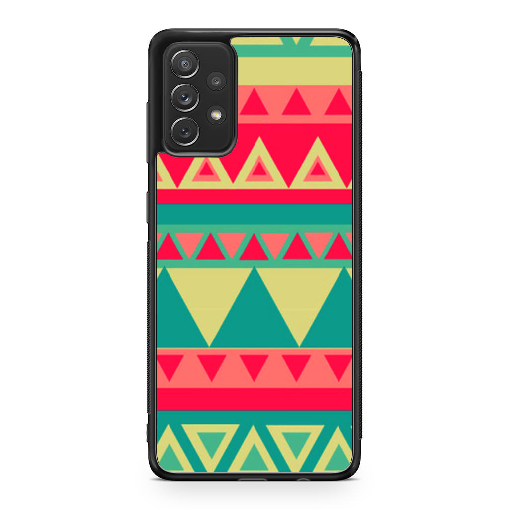 Old Aztec Pattern Galaxy A53 5G Case