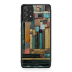 Painted Abstract Wood Sculptures Galaxy A23 5G Case