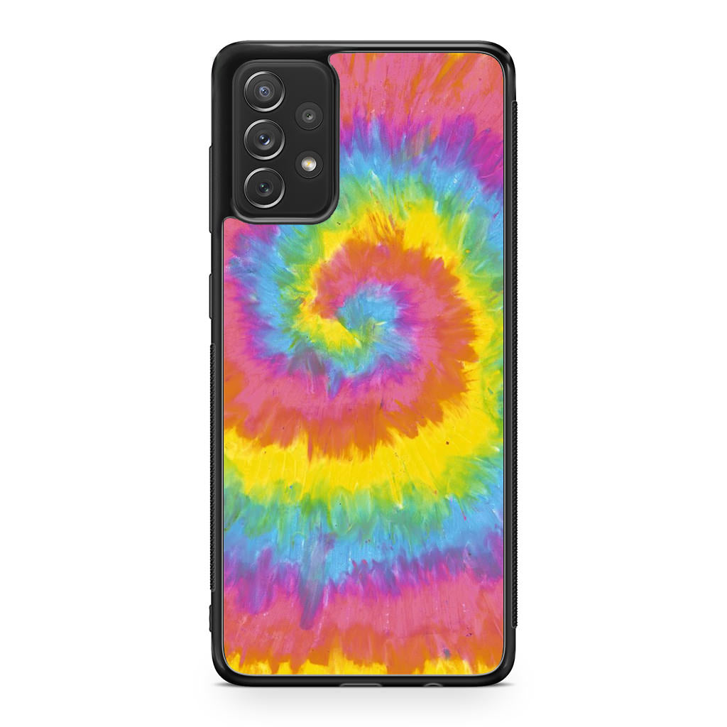 Pastel Rainbow Tie Dye Galaxy A53 5G Case