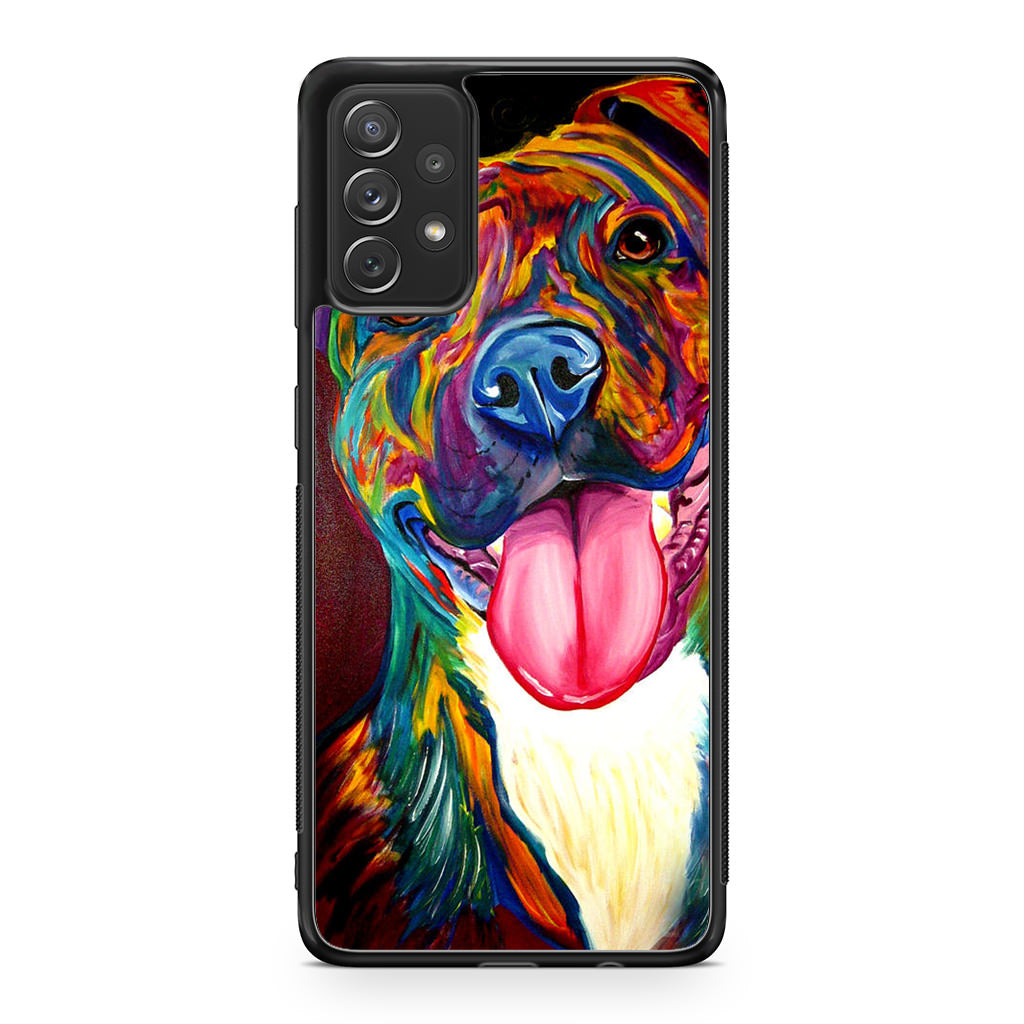 Pitbull Painting Art Galaxy A23 5G Case