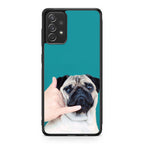 Pug is on the Phone Galaxy A53 5G Case