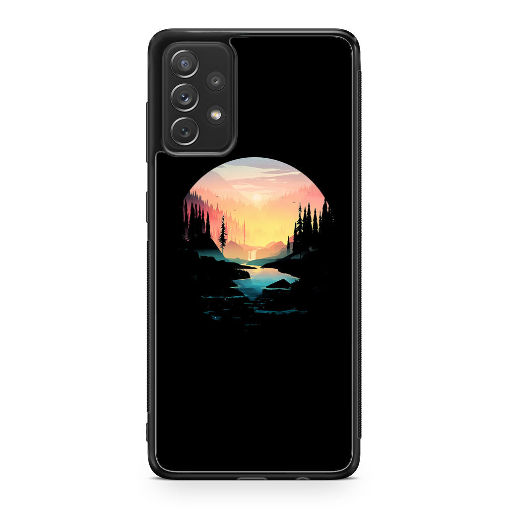 River Path at Dusk Galaxy A53 5G Case