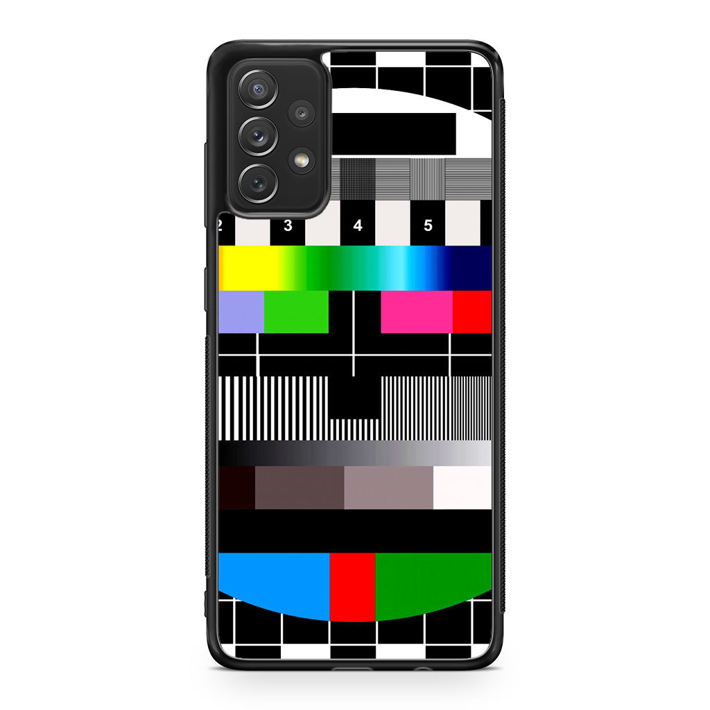 Scheme Pause TV Colorful Mesh Galaxy A53 5G Case
