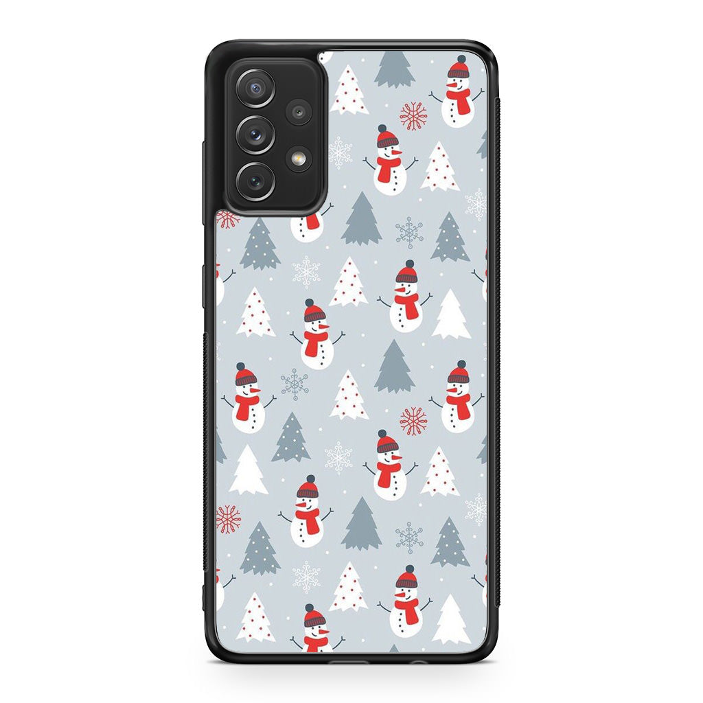 Snowmans Pattern Galaxy A53 5G Case