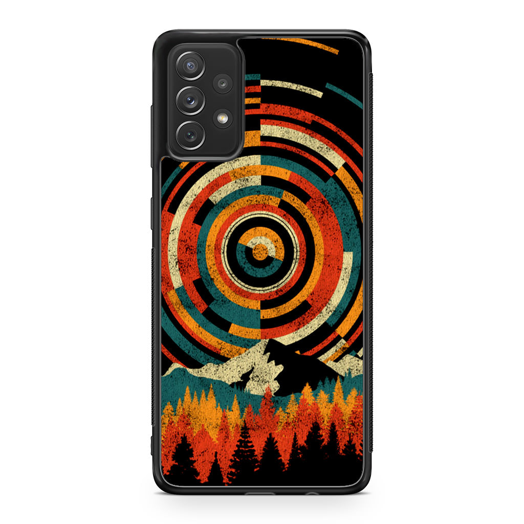 The Geometry Of Sunrise Galaxy A53 5G Case