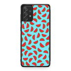 Watermelon Fruit Pattern Blue Galaxy A23 5G Case