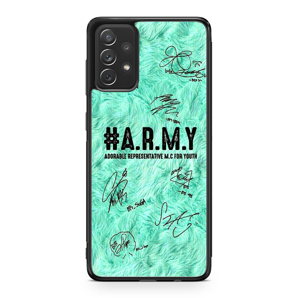 BTS Army Signature Galaxy A23 5G Case