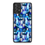 BTS Suga Blue Aesthetic Collage Galaxy A23 5G Case