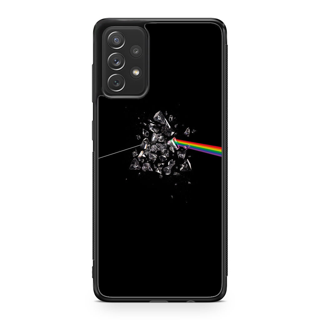 Glass Broken Light Refraction Galaxy A53 5G Case