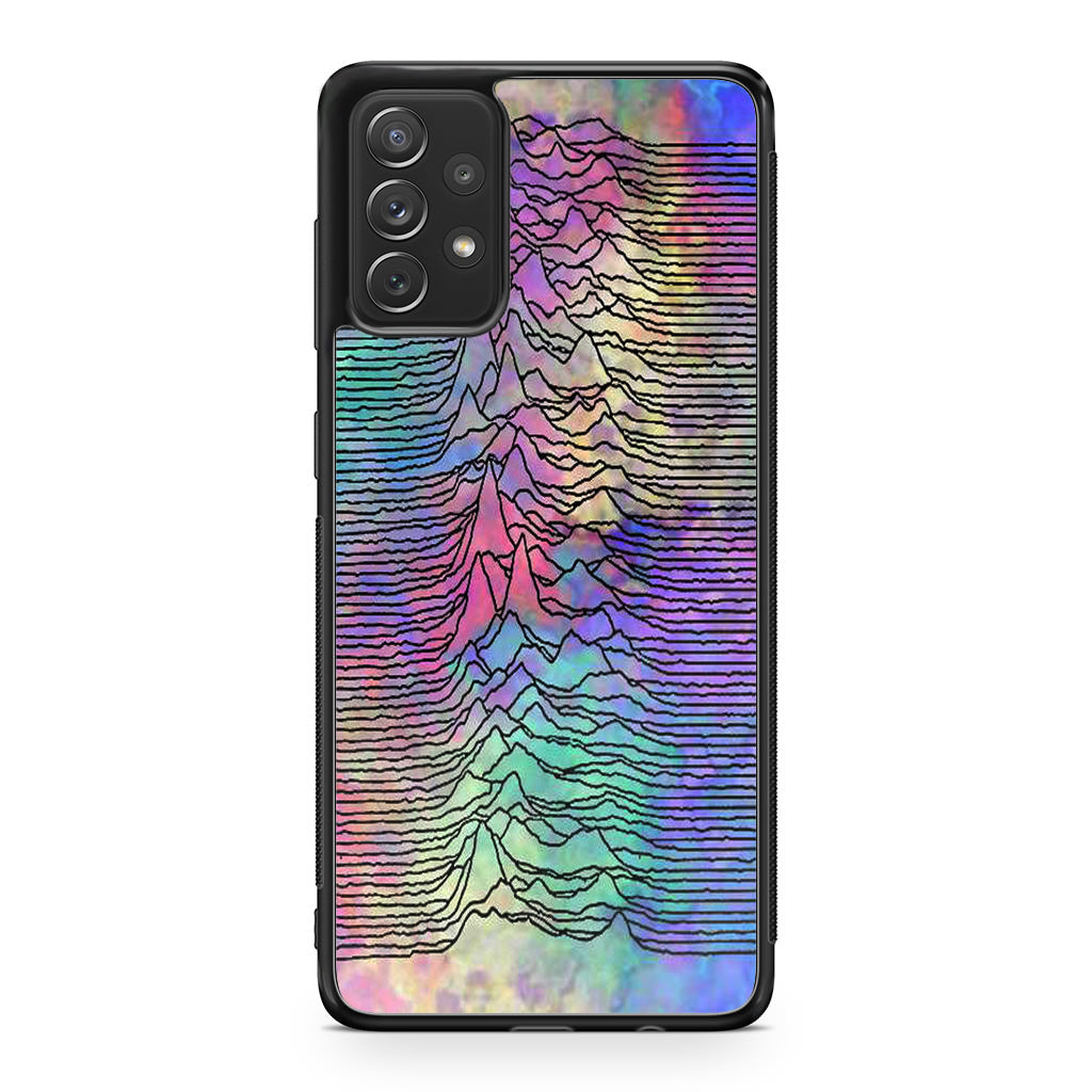 Joy Division Unknown Pleasures Colorful Galaxy A23 5G Case