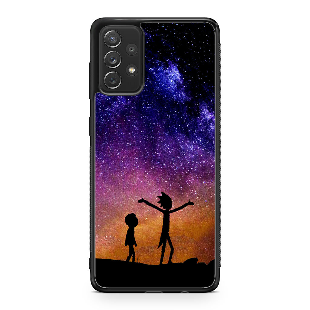 Morty Space Nebula Galaxy A23 5G Case