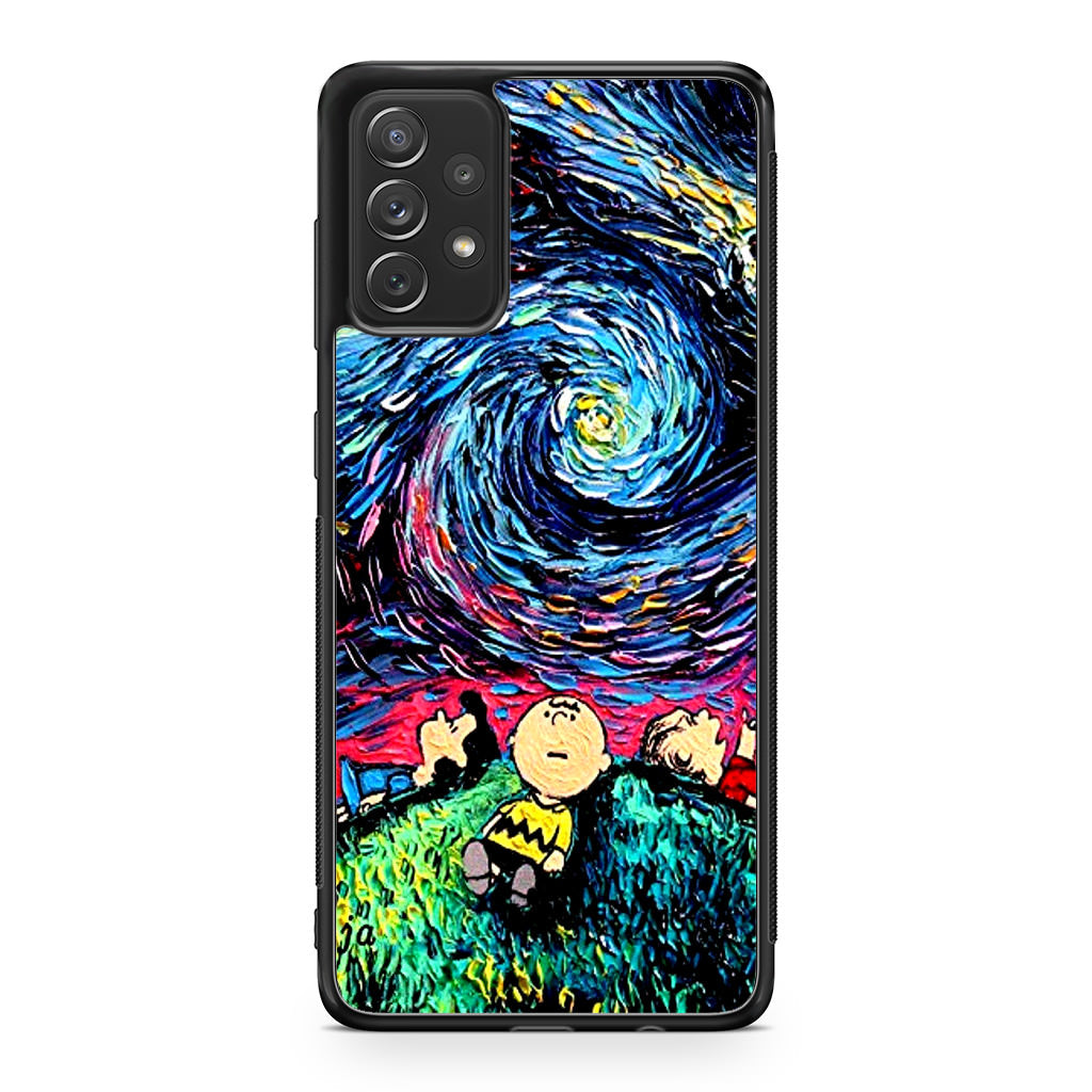 Peanuts At Starry Night Galaxy A53 5G Case