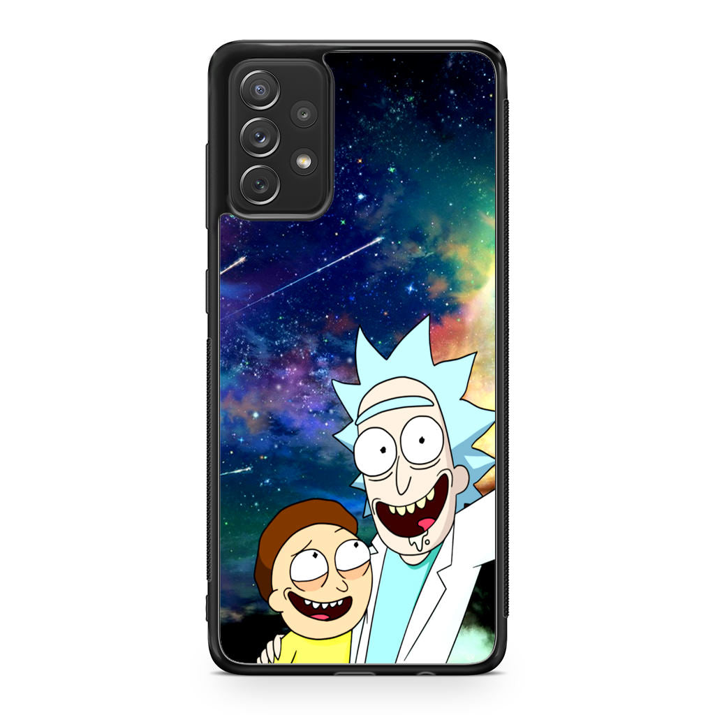 Rick And Morty In The Space Galaxy A23 5G Case