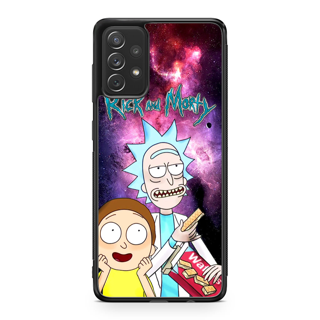 Rick And Morty Nebula Space Galaxy A23 5G Case